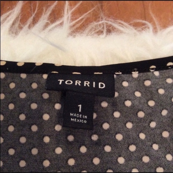 Cinched Waist Dotted Dress - Picture 4 of 5